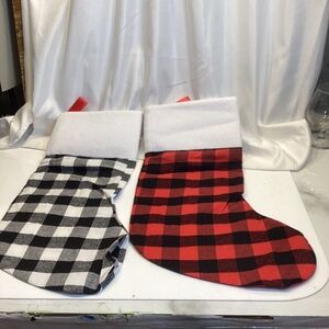 christmas stockings 2 different colors new lot of 28